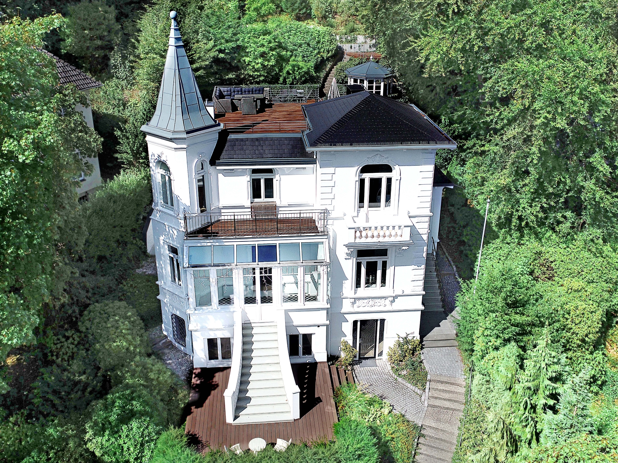 Luftbild Villa Blankenese